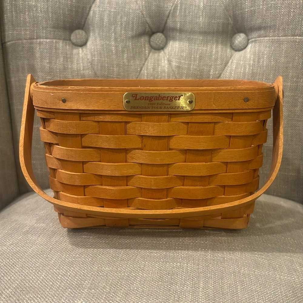 Longaberger 1998 Dresden Tour Basket - Signed